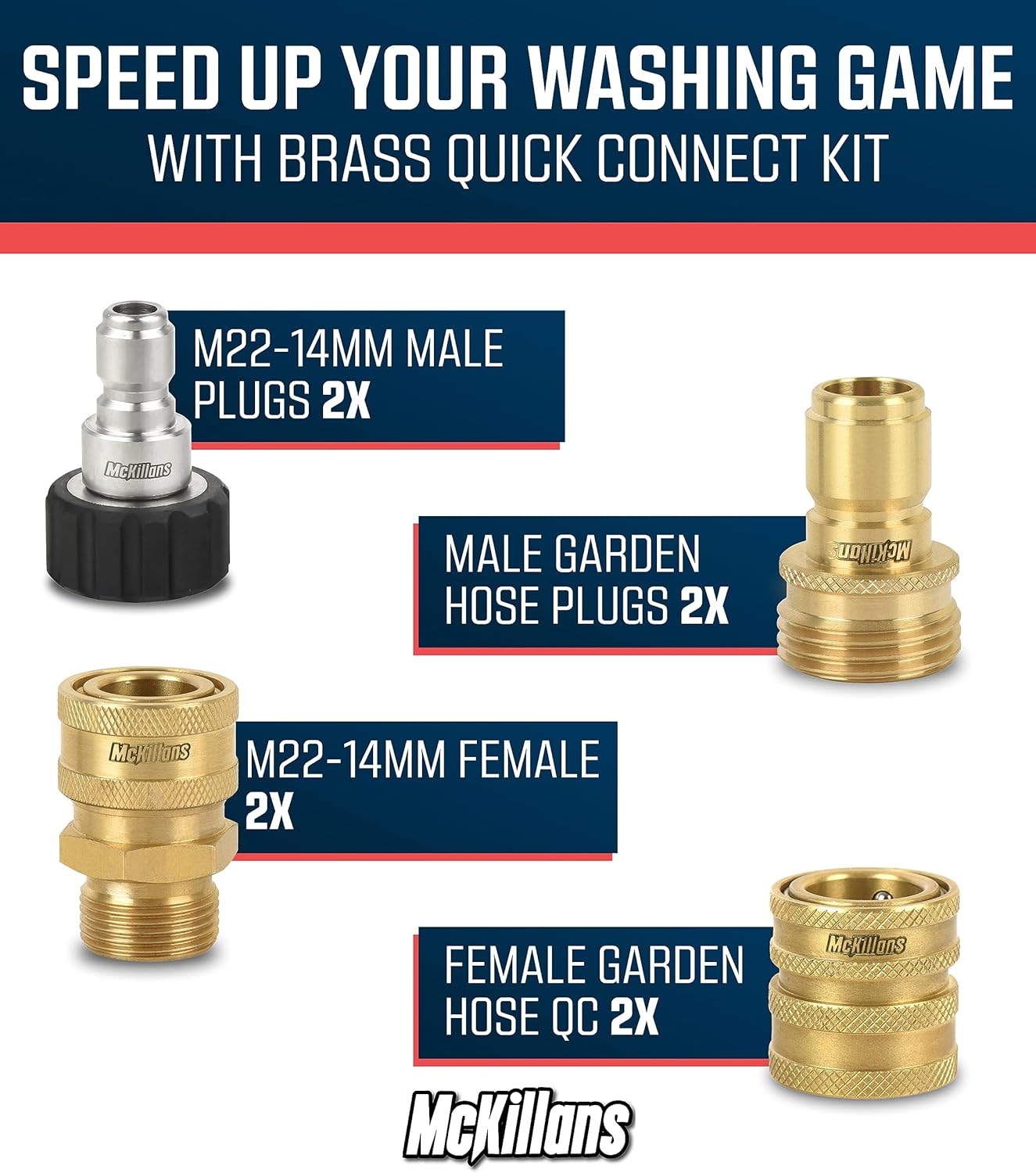 Brass Quick Connect Kit